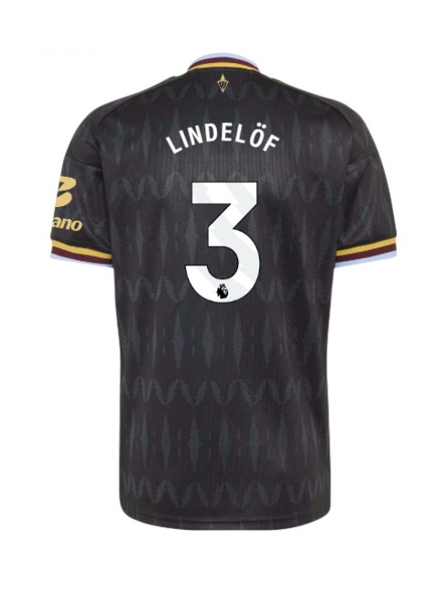 Aston Villa Victor Lindelof #3 Replika Borta Kläder 2026-27 Kortärmad Aston Villa Victor Lindelof #3 Replika Borta Kläder 2026-27 Kortärmad